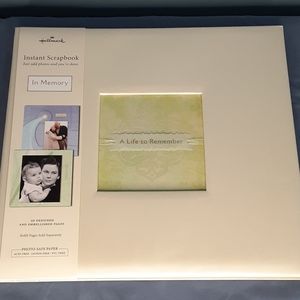 Hallmark Scrapbook In Memory Loss Dedication